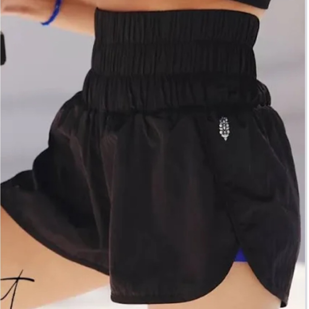 FP Movement Black The Way Home shorts